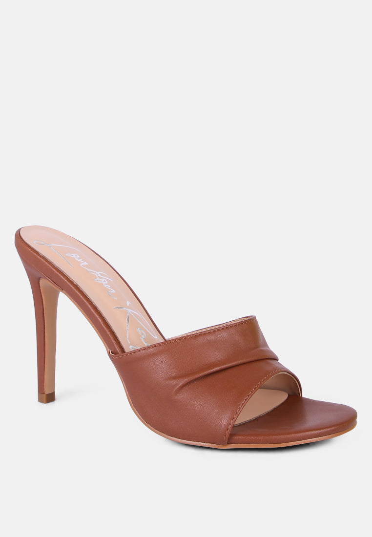 3rd divorce wide strap casual high heels-1