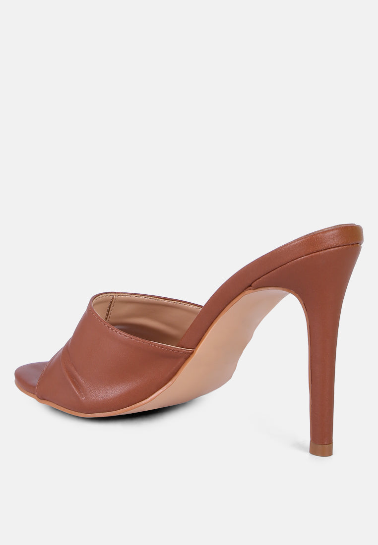 3rd divorce wide strap casual high heels-2