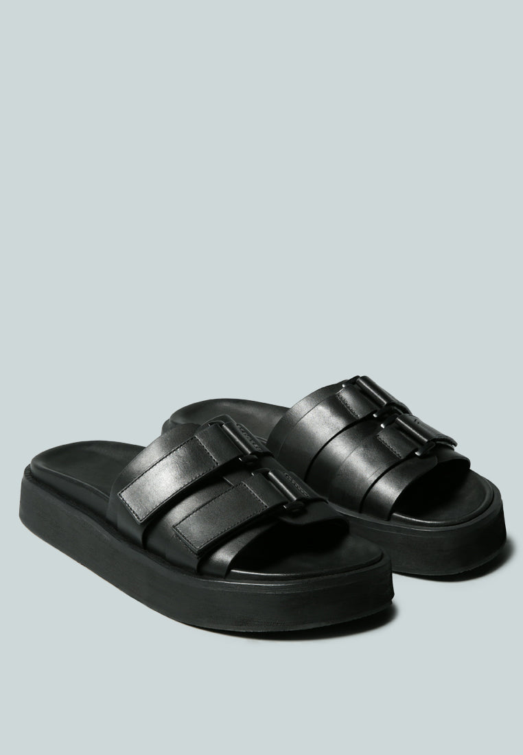 aniston buckled flatform slip-on sandal-2