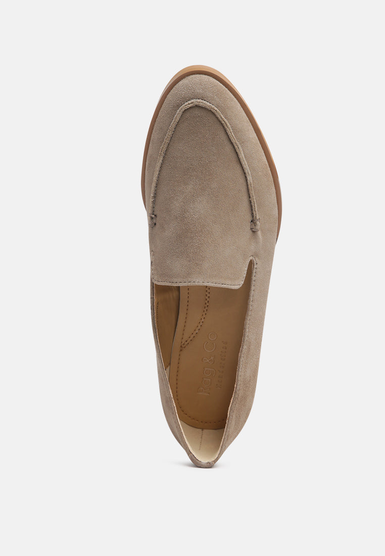 anna suede leather loafers-5