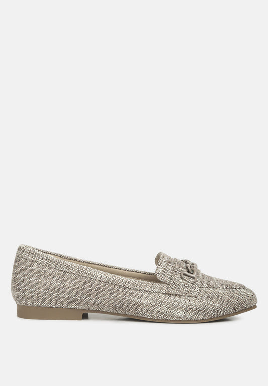 abeera chain embellished loafers-0