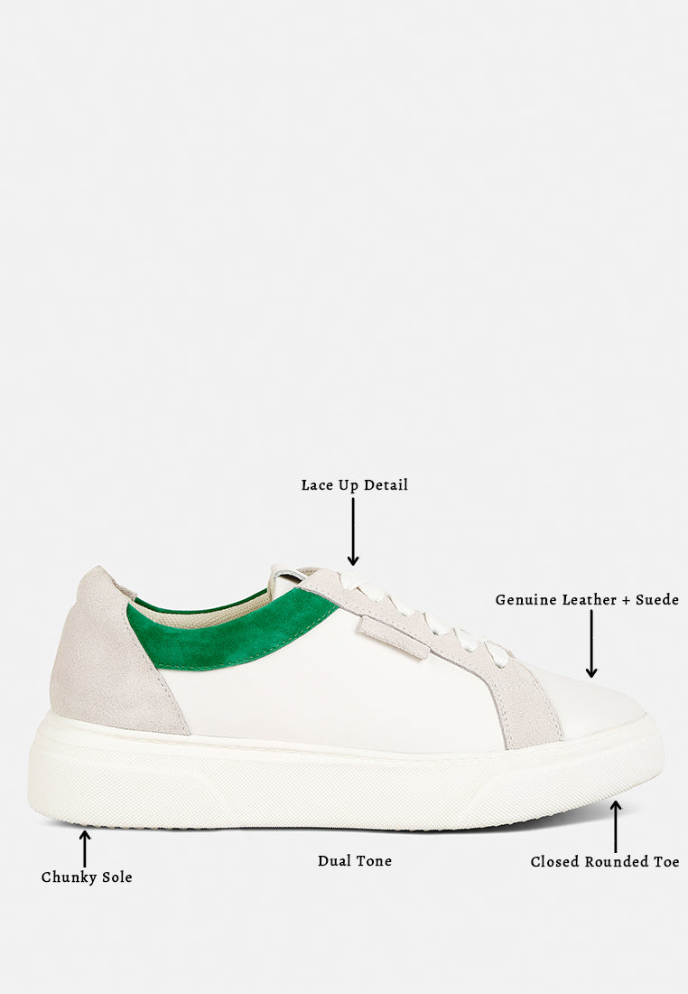 endler color block leather sneakers-15