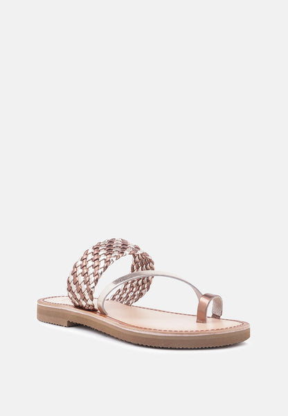 isidora braided leather flat sandal-8