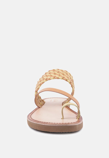 isidora braided leather flat sandal-16
