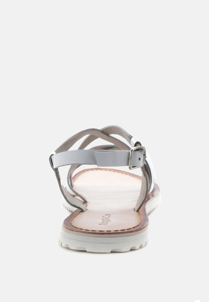 june strappy flat leather sandals-10