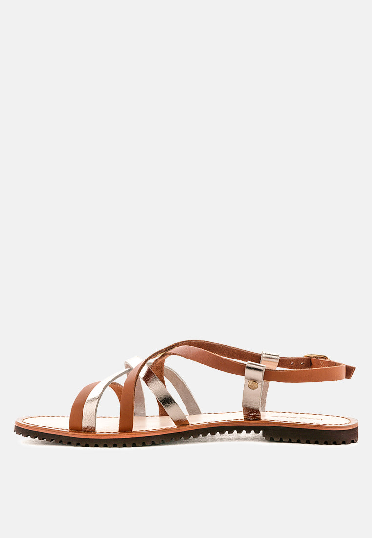 june strappy flat leather sandals-15