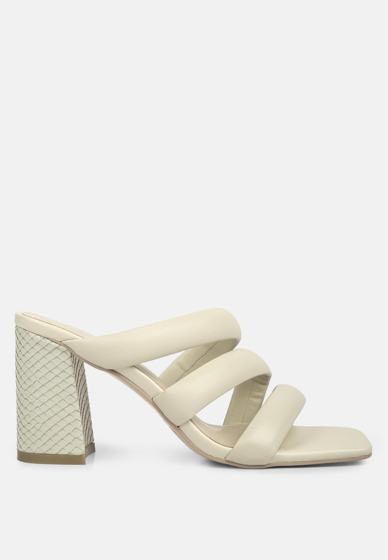 kywe textured heel chunky strap sandals-14