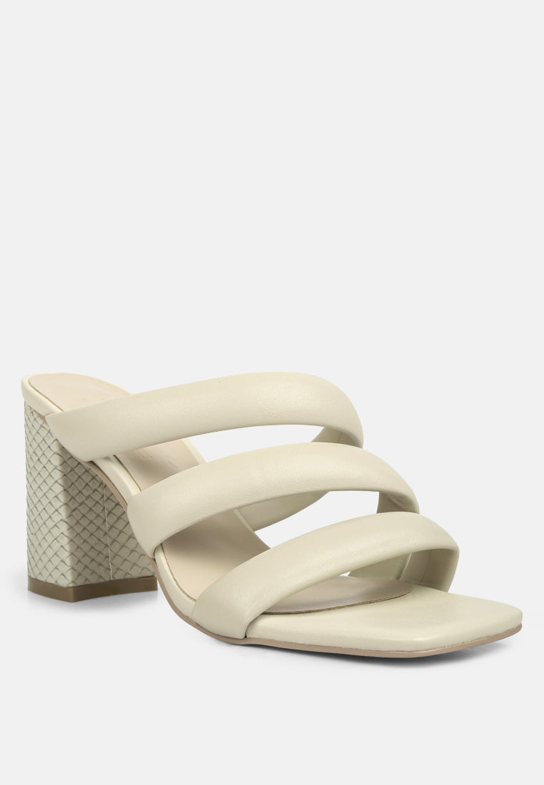 kywe textured heel chunky strap sandals-16