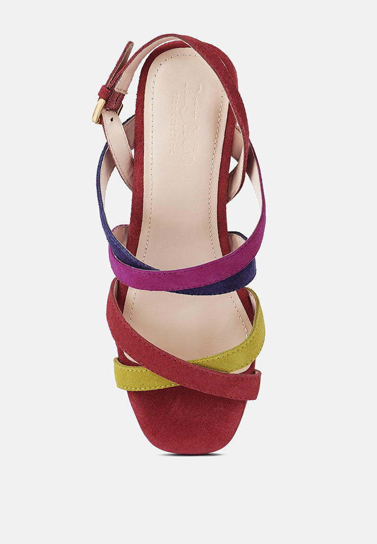 mon-lapin mid heeled block leather sandal-12