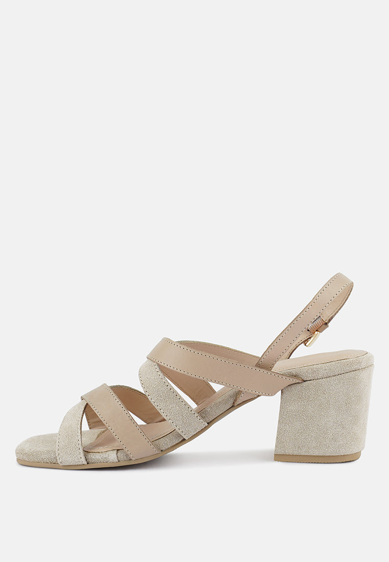 mon-lapin mid heeled block leather sandal-3