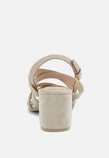 mon-lapin mid heeled block leather sandal-4