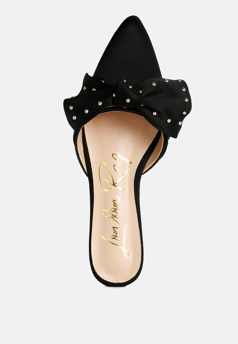 makeover studded bow flat mules-23