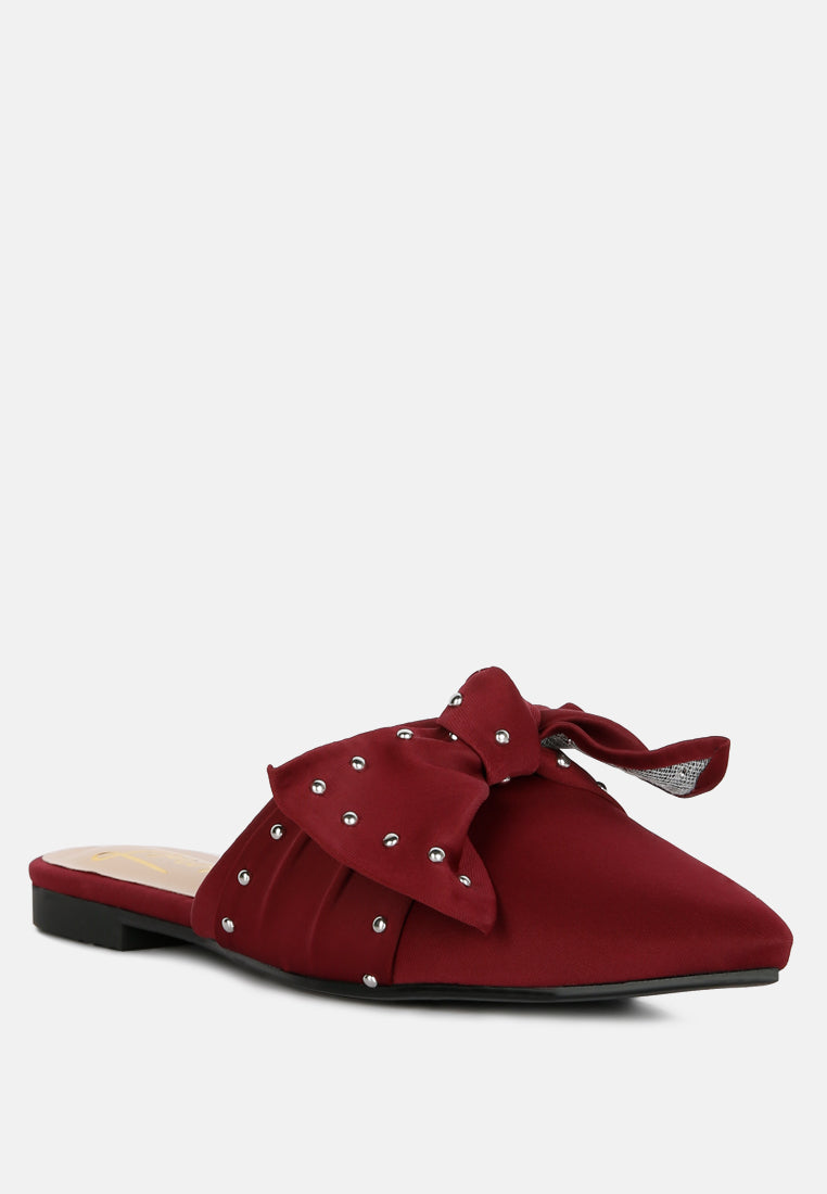 makeover studded bow flat mules-11