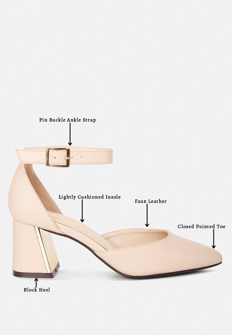 myla faux leather metallic sling heeled sandals-5