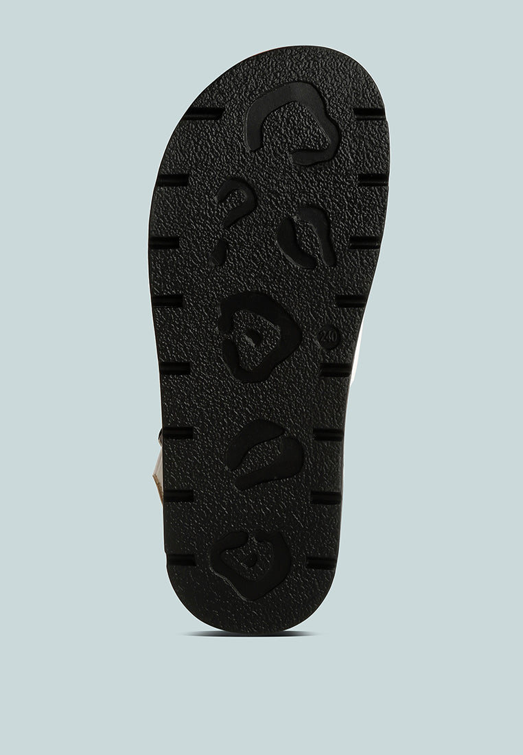 belcher faux leather gladiator sandals-18
