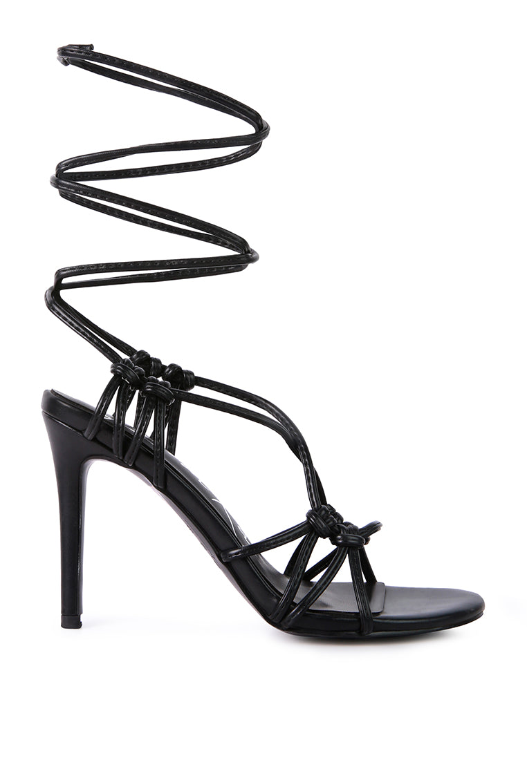 trixy knot lace up high heel sandal-5