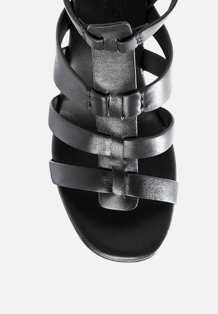 windrush cage wedge leather sandal-4