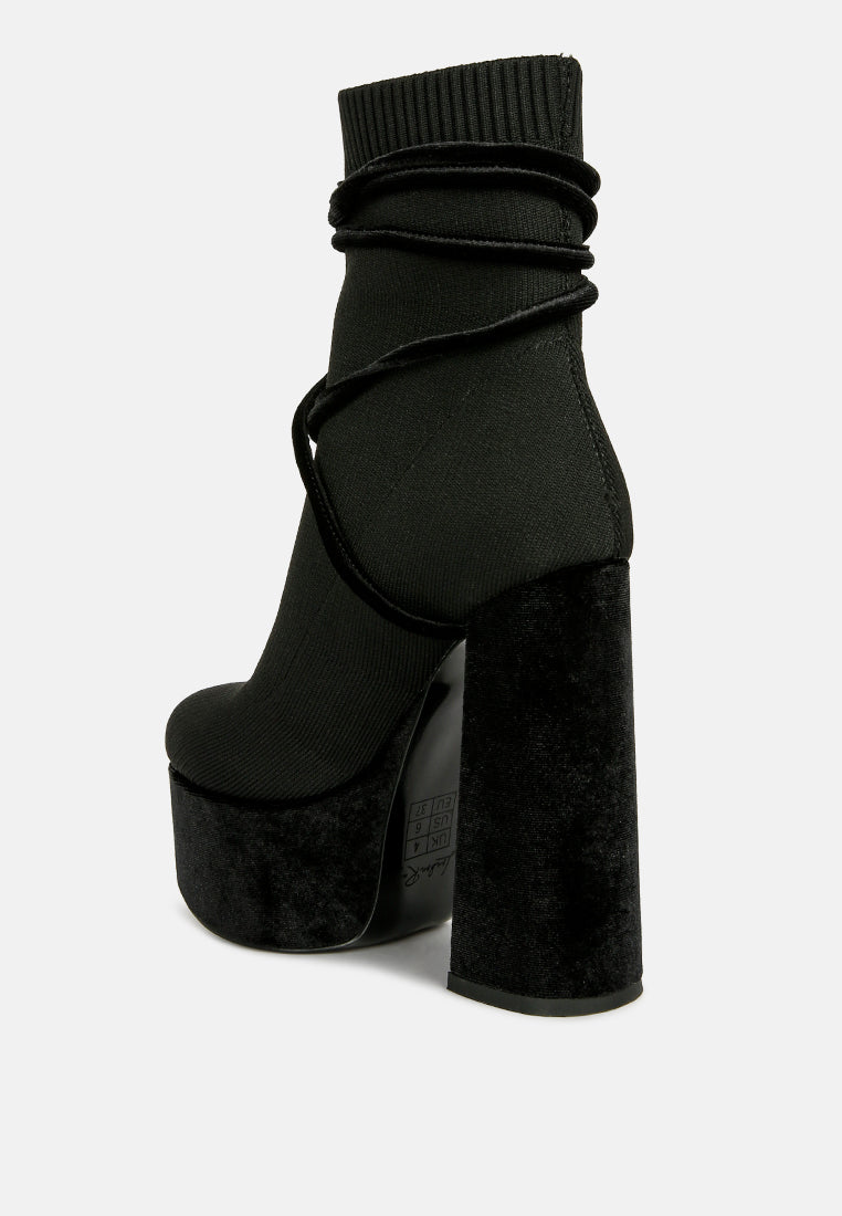 after pay high heel velvet knitted boot-7