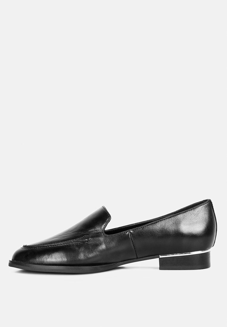 anna suede leather loafers-10