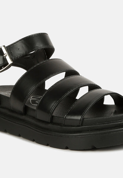 belcher faux leather gladiator sandals-6