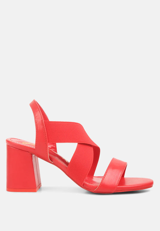 comfortable straps block heel sandals-0