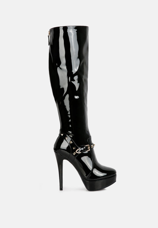 daphne stiletto heeled mid calf boots-0