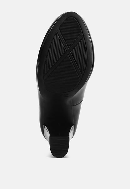 dixie patent faux leather pump sandals-10