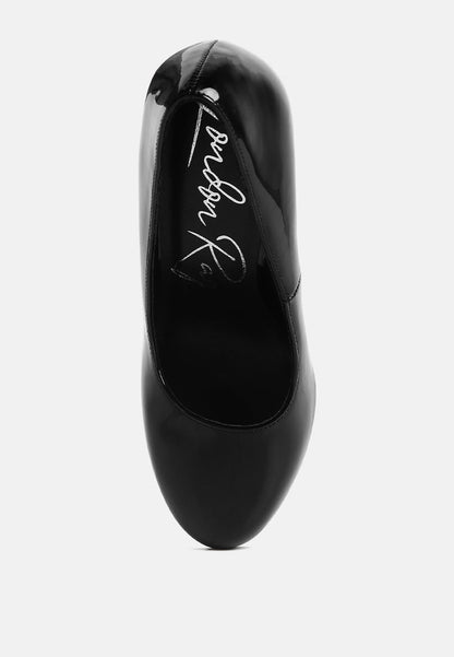 dixie patent faux leather pump sandals-9