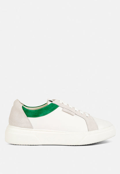 endler color block leather sneakers-8