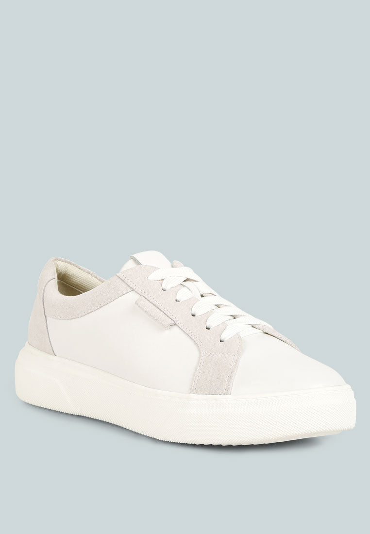 endler color block leather sneakers-1