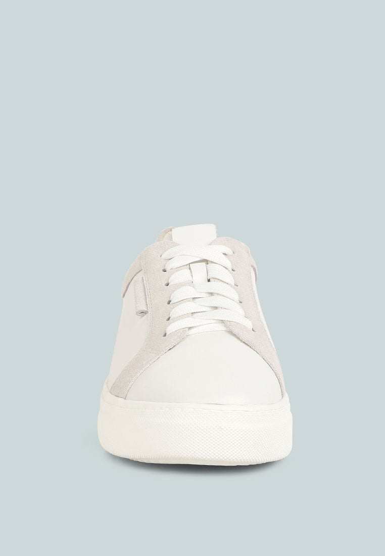 endler color block leather sneakers-2