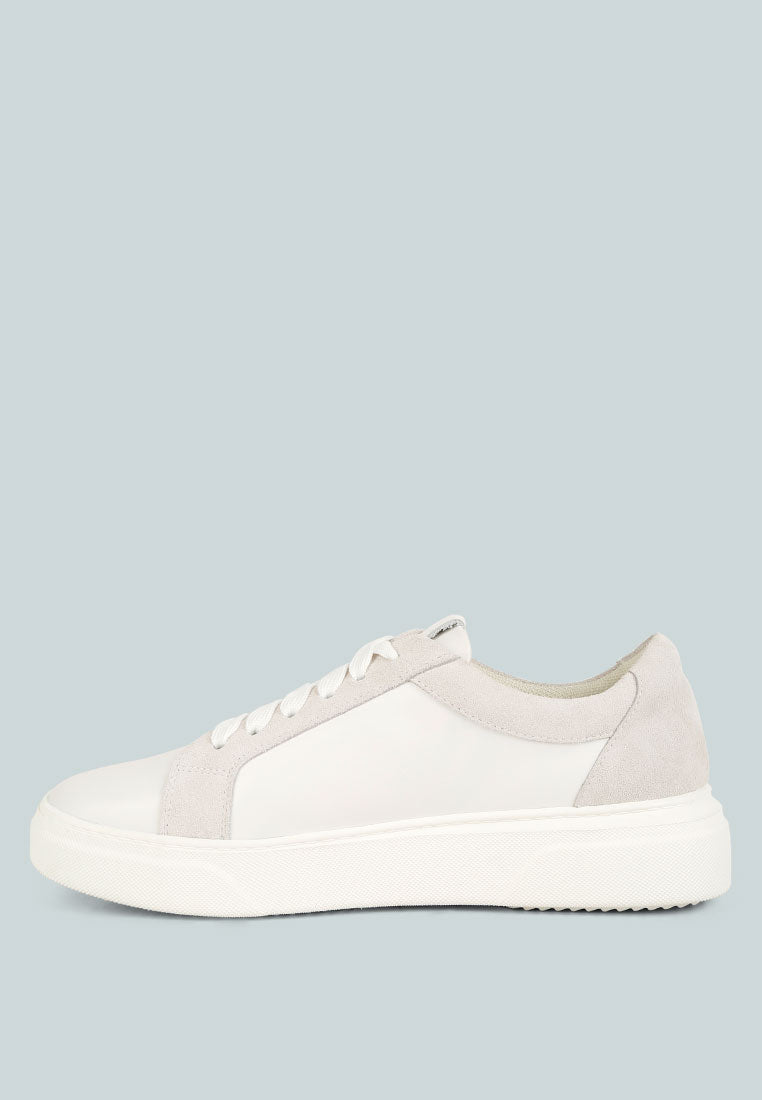endler color block leather sneakers-3