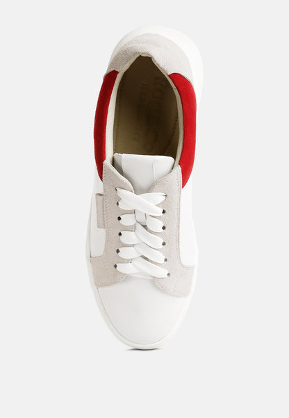 endler color block leather sneakers-21