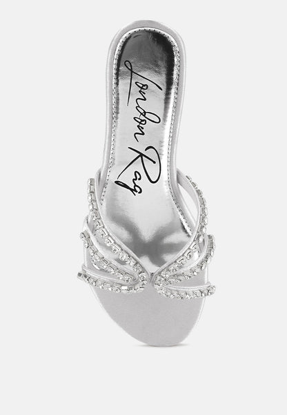 mezzie diamante embellished flat sandals-9