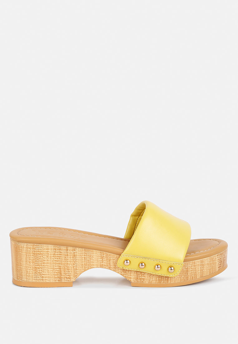 minny textured heel leather slip on sandals-8