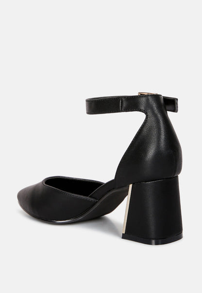 myla faux leather metallic sling heeled sandals-8
