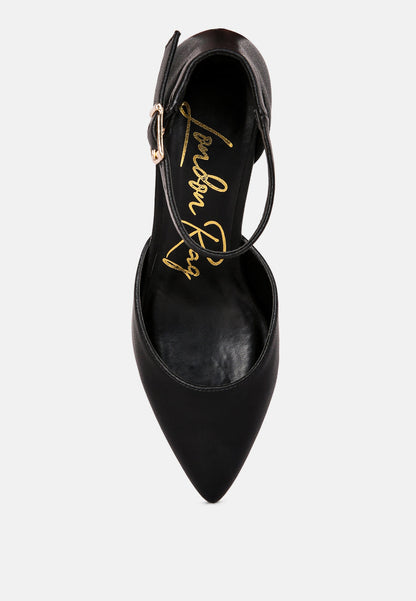 myla faux leather metallic sling heeled sandals-9