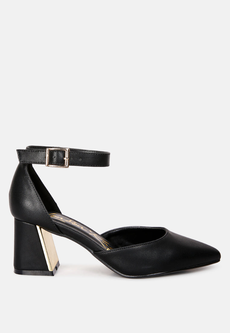 myla faux leather metallic sling heeled sandals-6