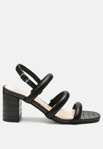 slater croc skin faux leather block heel sandals-5