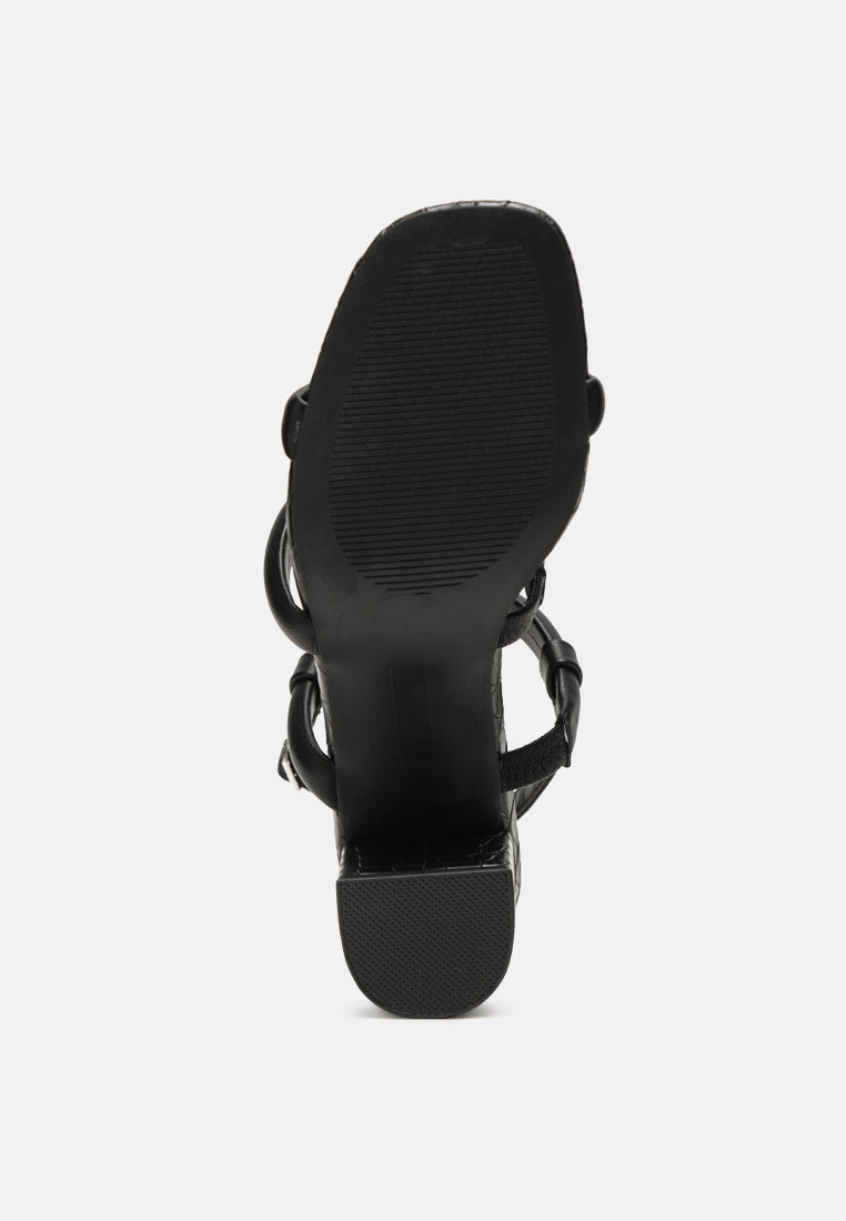 slater croc skin faux leather block heel sandals-9