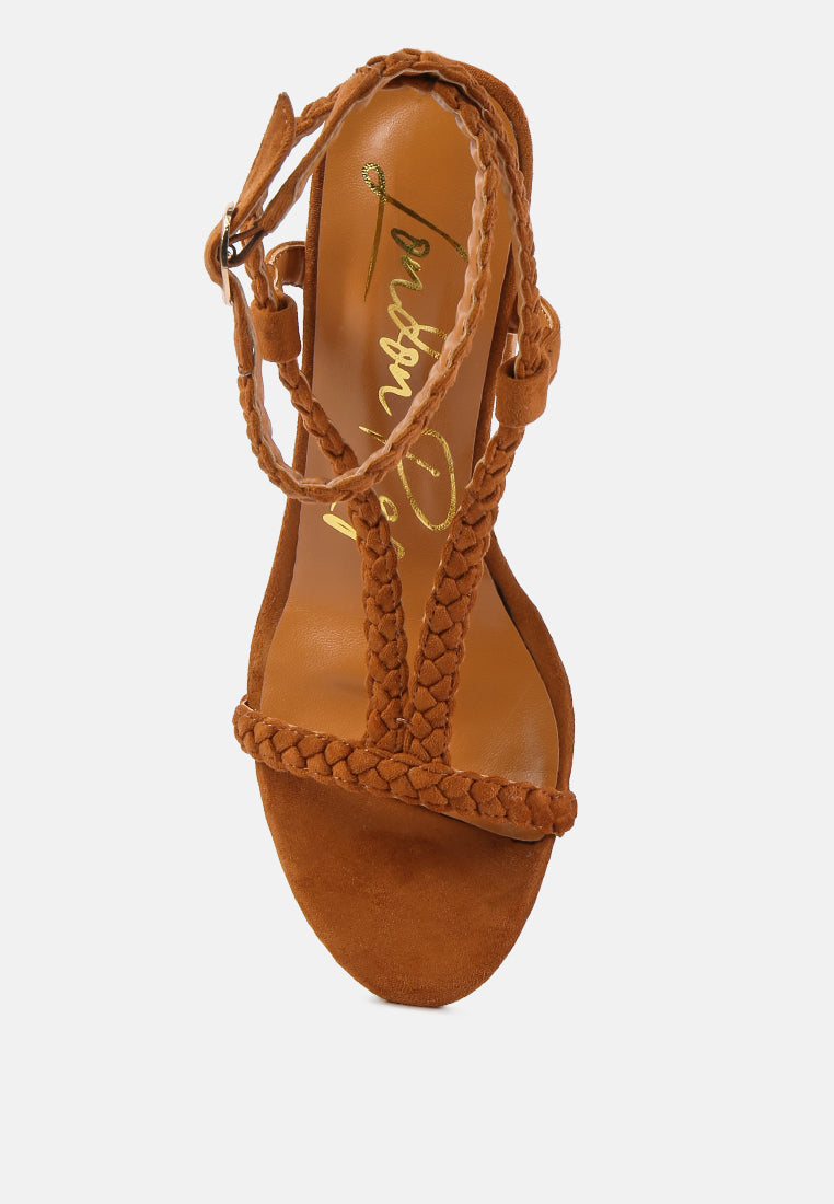 smoosh braided block heel sandals-3