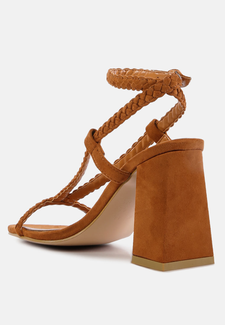 smoosh braided block heel sandals-2