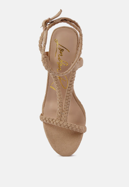 smoosh braided block heel sandals-8