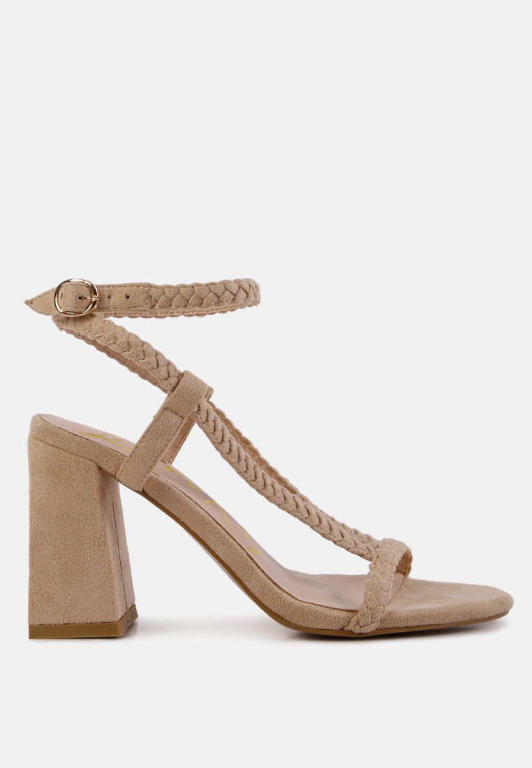 smoosh braided block heel sandals-5