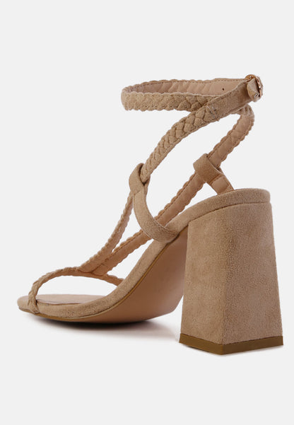 smoosh braided block heel sandals-7