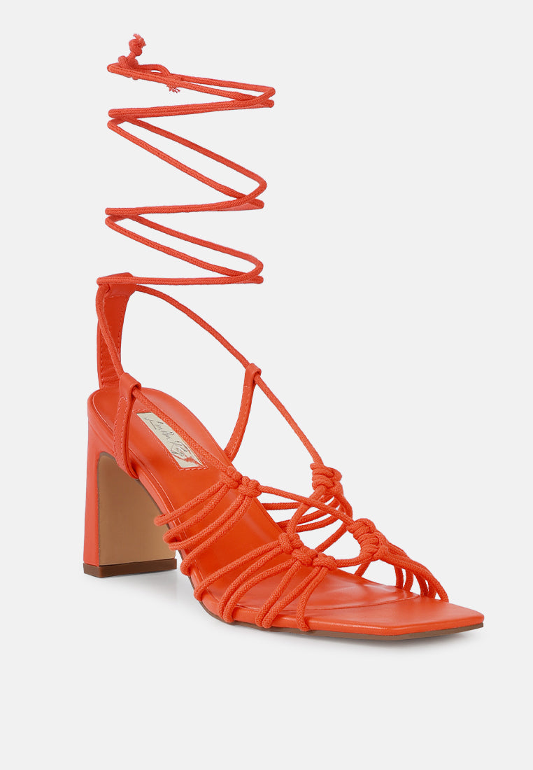 strings attach lace up italian block heel sandals-6